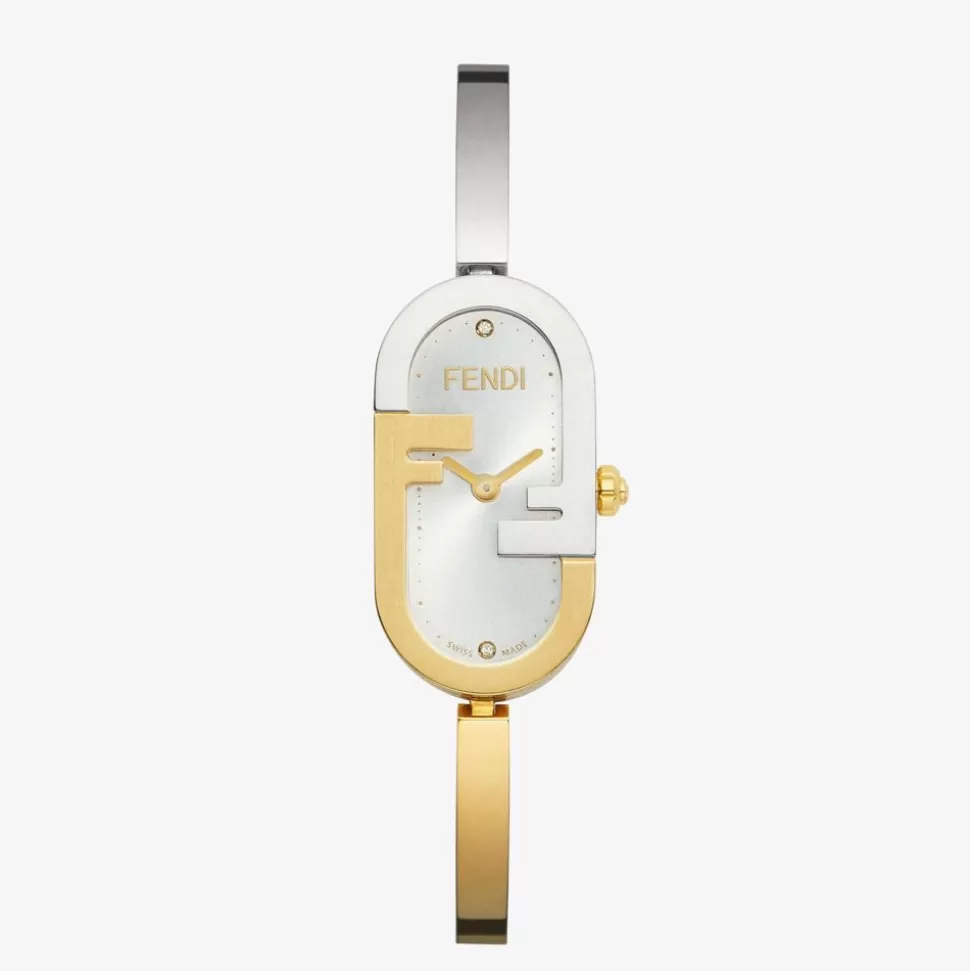 14,80 X 28,30 Mm - Montre Ovale Avec Logo O'Lock | Fendi Online