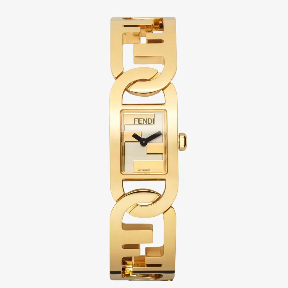 16 X 36,50 Mm – Montre Rectangulaire Avec Logo Ff | Fendi Best Sale