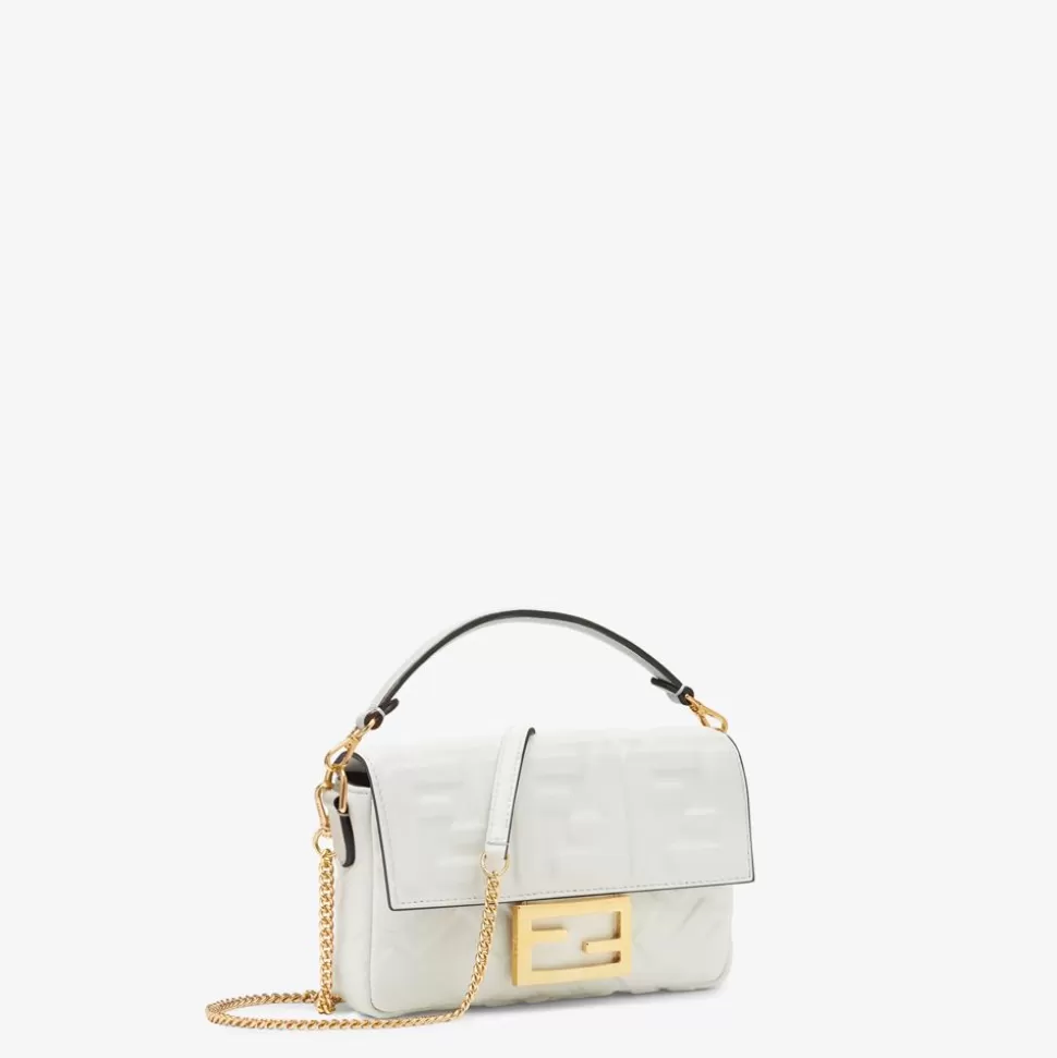 Bijou De Sac En Cuir Blanc | Fendi Store