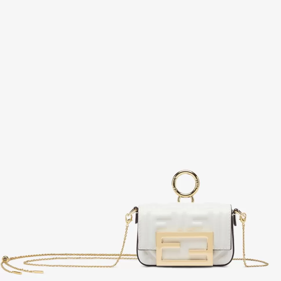 Bijou De Sac En Cuir Nappa Blanc | Fendi Cheap