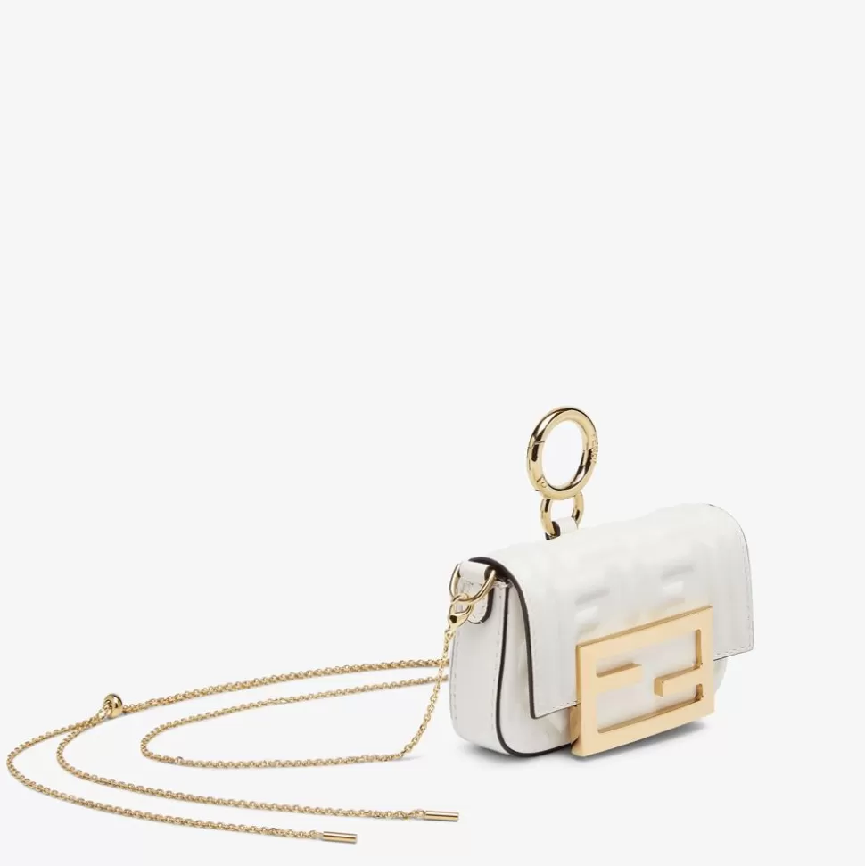 Bijou De Sac En Cuir Nappa Blanc | Fendi Cheap