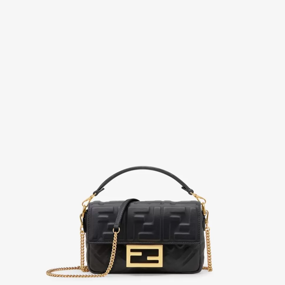 Bijou De Sac En Cuir Noir | Fendi Clearance