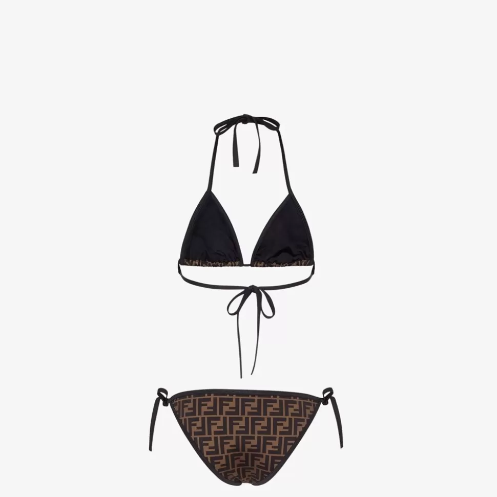 Bikini En Lycra® Noir. | Fendi Fashion