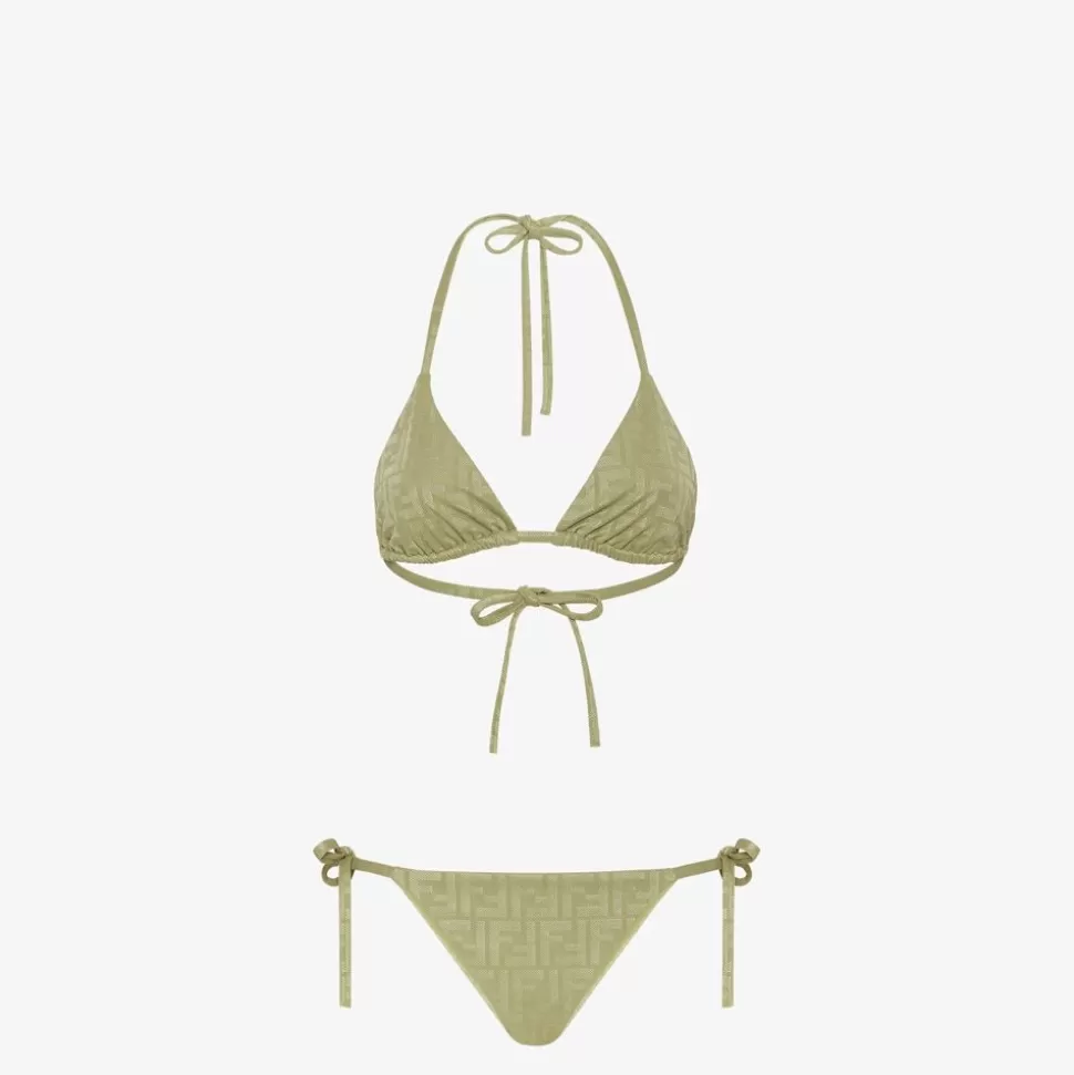 Bikini En Lycra® Vert | Fendi Online