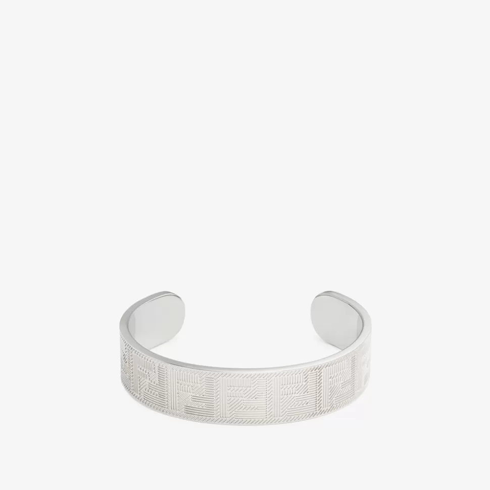 Bracelet En Metal Couleur Argent | Fendi Clearance