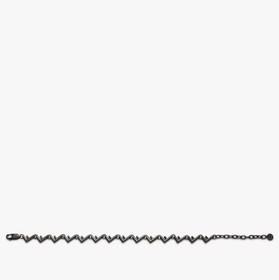 Bracelet En Metal Couleur Ruthenium | Fendi Online