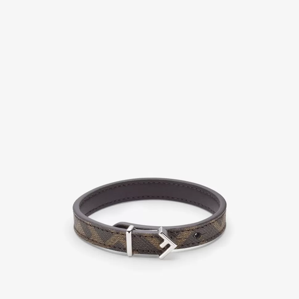 Bracelet En Tissu Marron | Fendi Sale