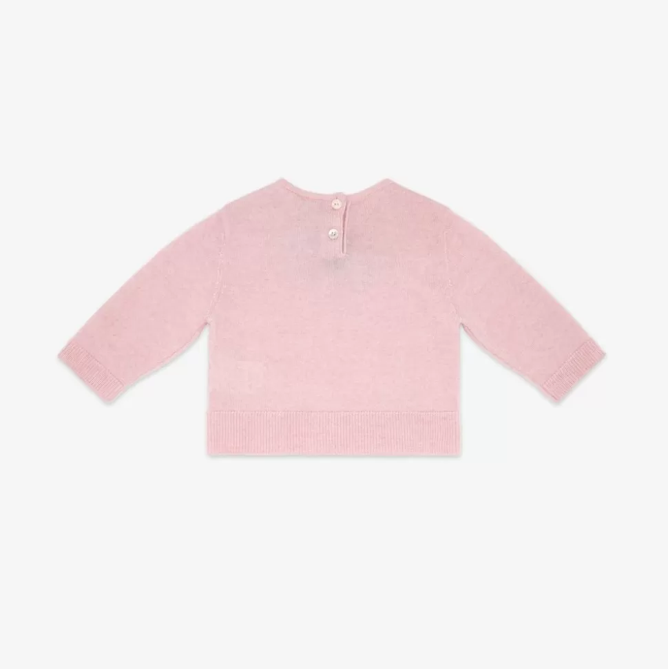 Cardigan Bebe En Maille Rose | Fendi Shop