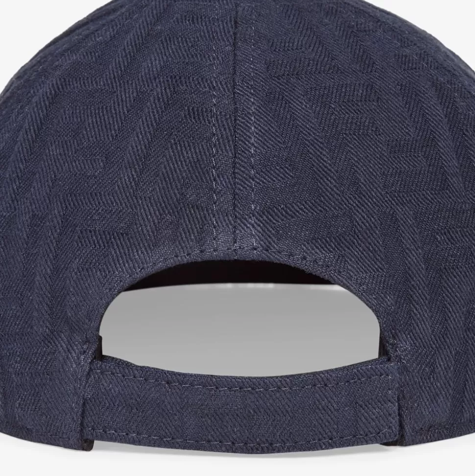 Casquette De Baseball En Denim Bleu | Fendi Online