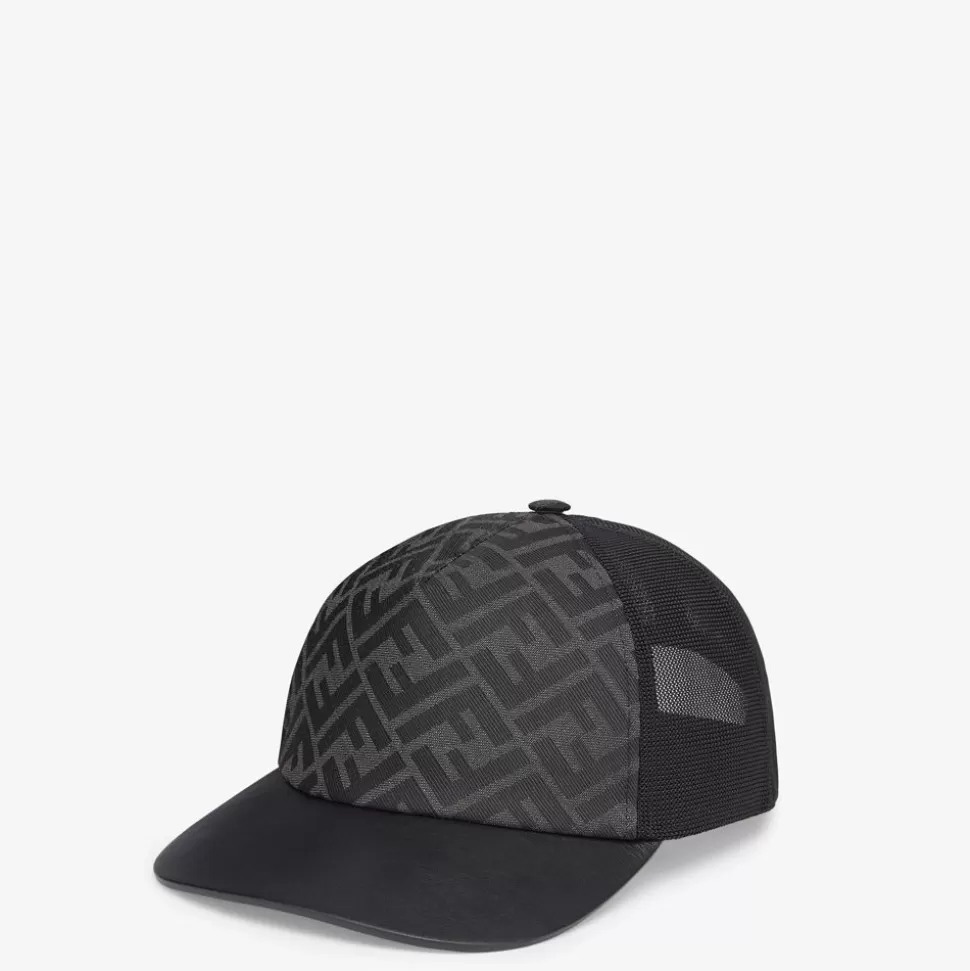 Casquette De Baseball En Tissu Gris | Fendi Cheap