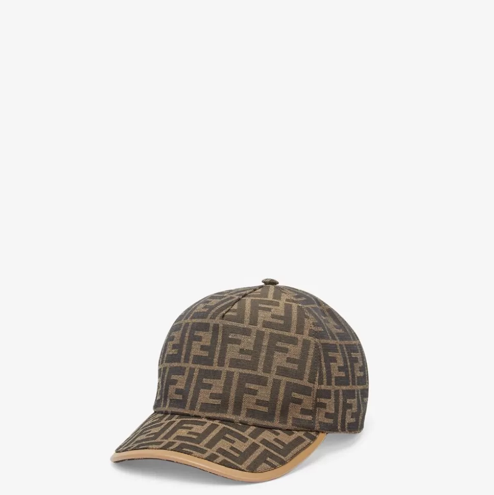 Casquette De Baseball En Tissu Jacquard Ff | Fendi Hot