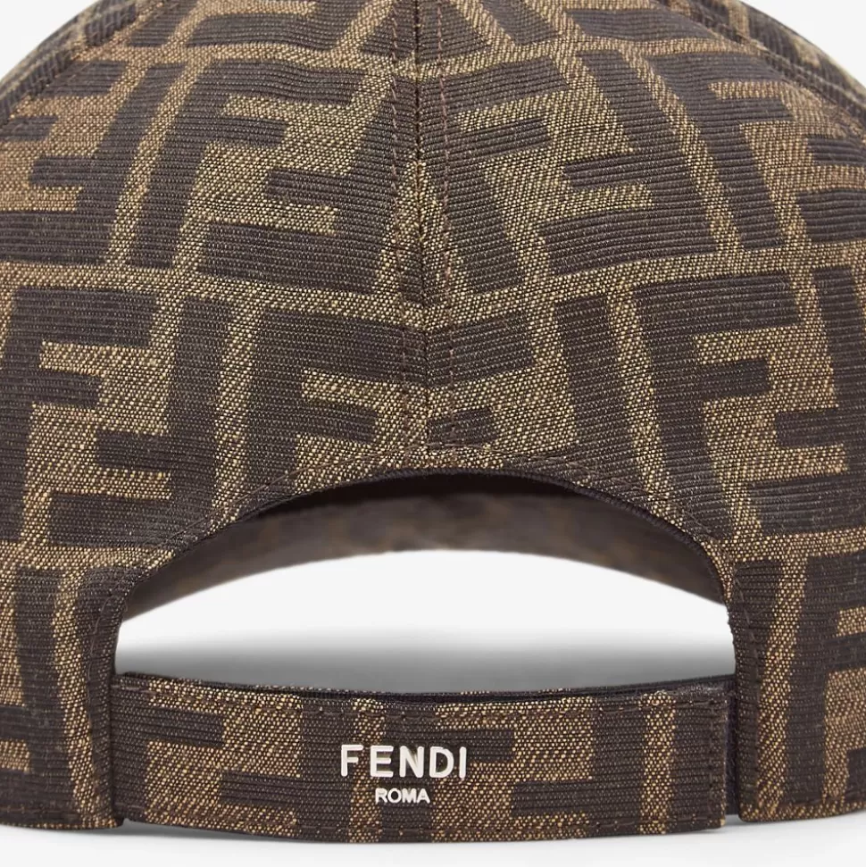 Casquette De Baseball En Tissu Jacquard Ff | Fendi Hot