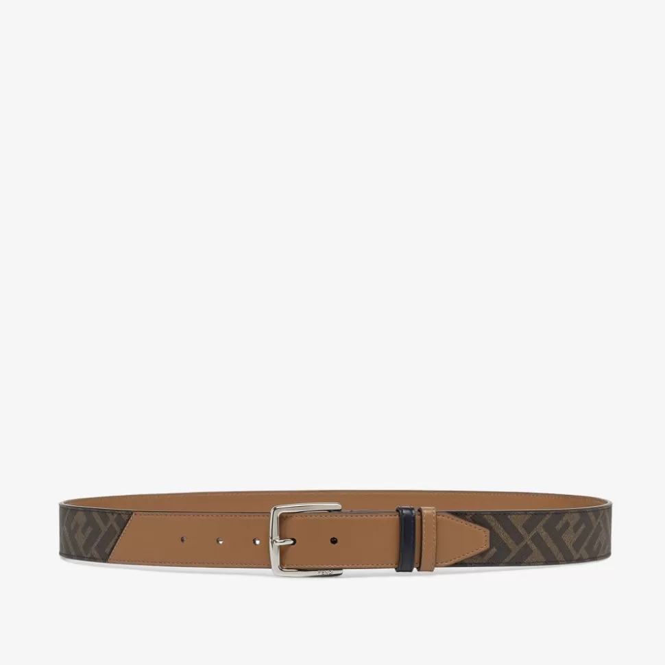 Ceinture En Cuir Beige | Fendi Discount