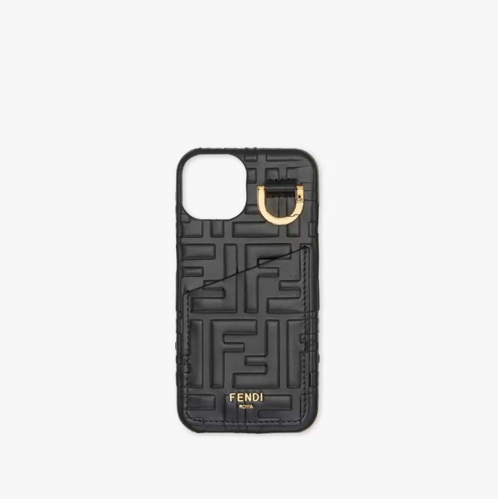 Coque En Cuir Noir | Fendi Flash Sale