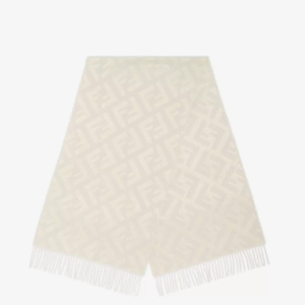 Echarpe En Cachemire Beige | Fendi New