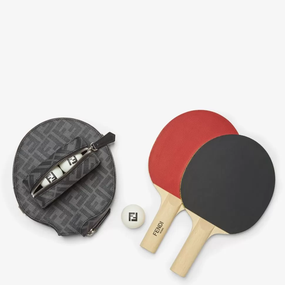 Ensemble De Ping-Pong En Tissu Noir | Fendi Best Sale