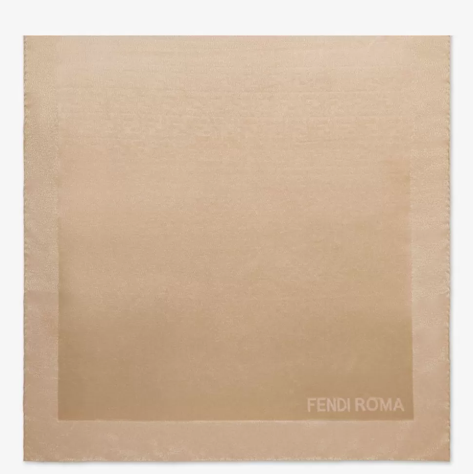 Etole En Soie Beige | Fendi New