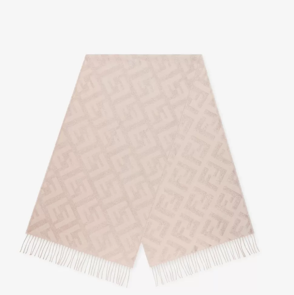 Foulard En Cachemire Rose | Fendi Cheap