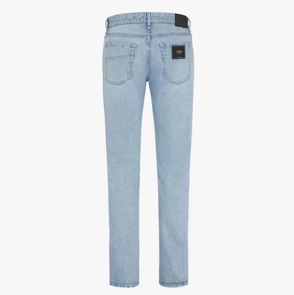 Jean En Denim Bleu | Fendi Discount