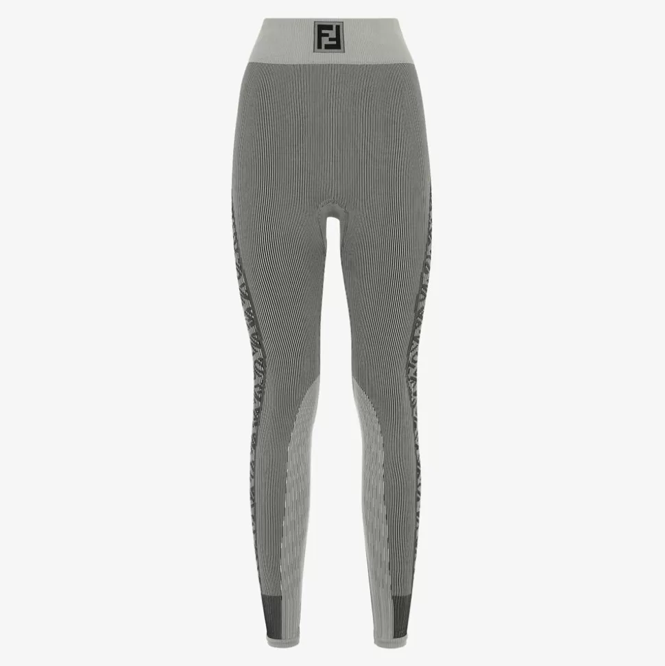 Legging En Tissu Technique Gris | Fendi Flash Sale