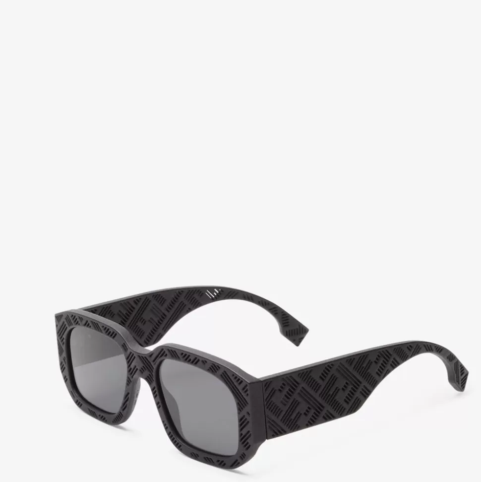 Lunettes De Soleil En Acetate Noir | Fendi Best