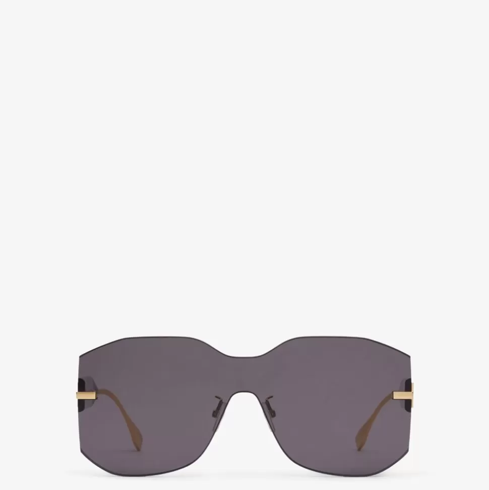 Lunettes De Soleil Masque Noires | Fendi Best Sale