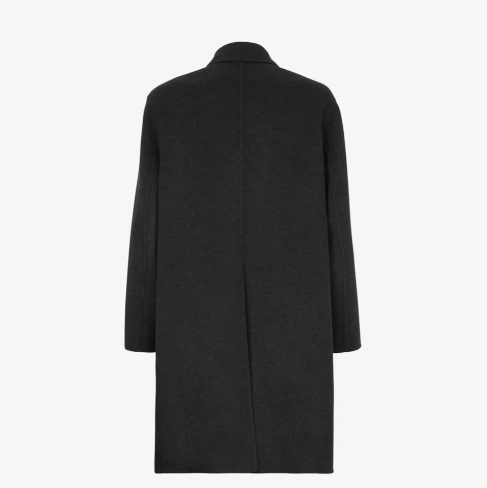 Manteau En Cachemire Gris | Fendi Discount