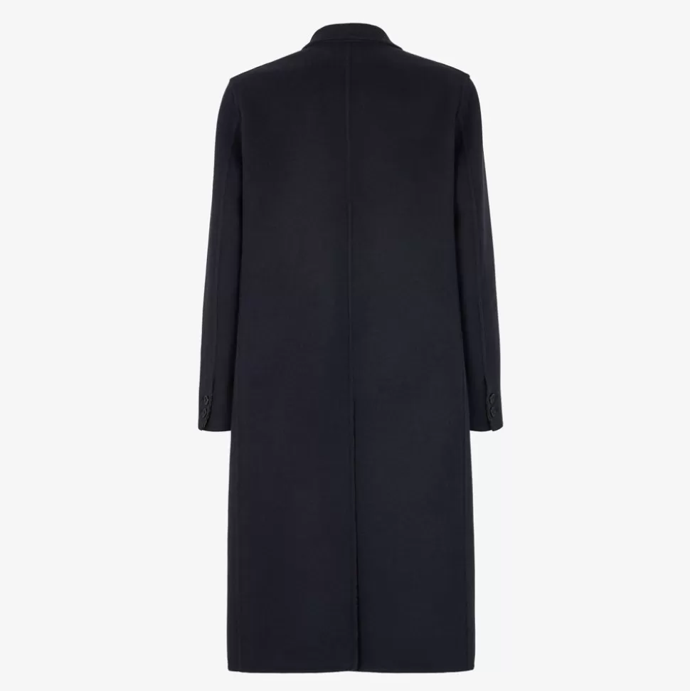 Manteau En Laine Bleue | Fendi Best Sale