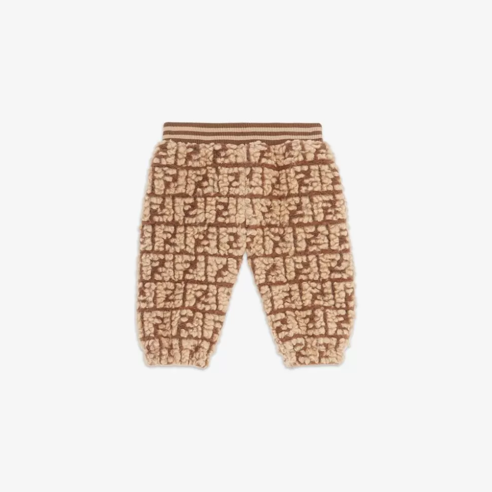 Pantalon Bebe En Laine Avec Logo | Fendi Cheap