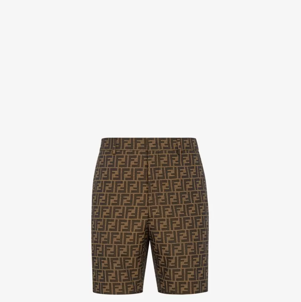 Pantalon En Tissu Jacquard Ff | Fendi Best Sale
