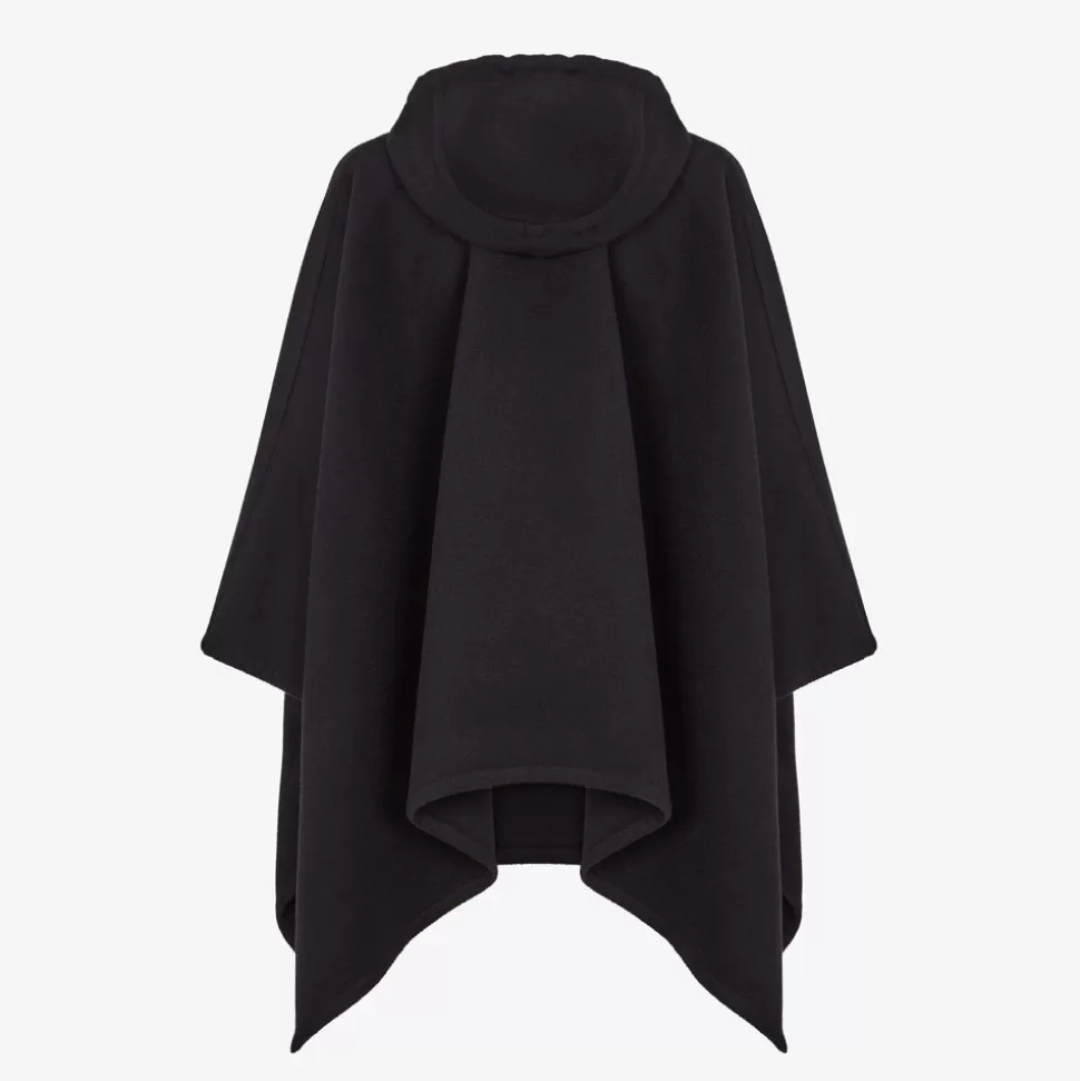 Poncho En Cachemire Et Vison Noir | Fendi Fashion