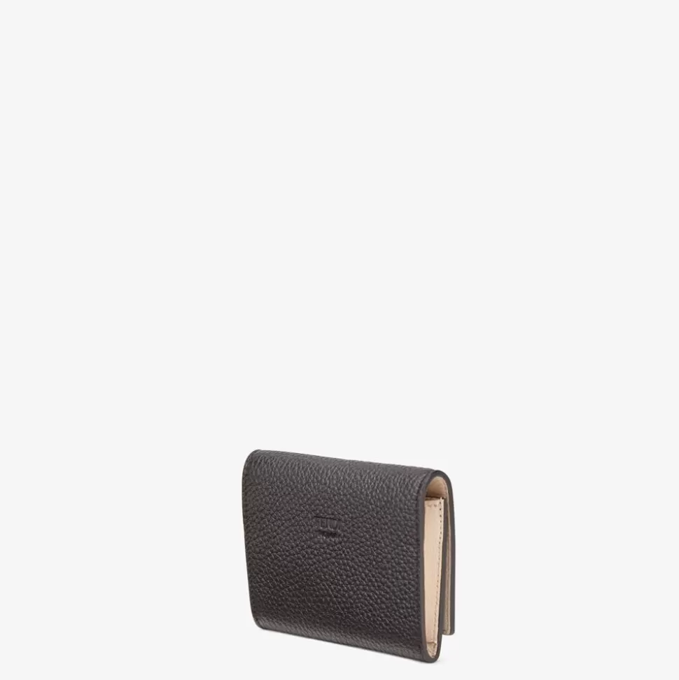 Porte-Cartes De Visite En Cuir Noir | Fendi Discount