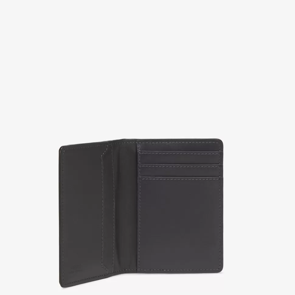 Porte-Cartes En Autruche Gris | Fendi Cheap