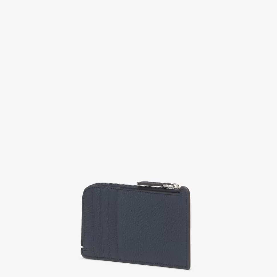 Porte-Cartes En Cuir Bleu Nuit | Fendi Clearance