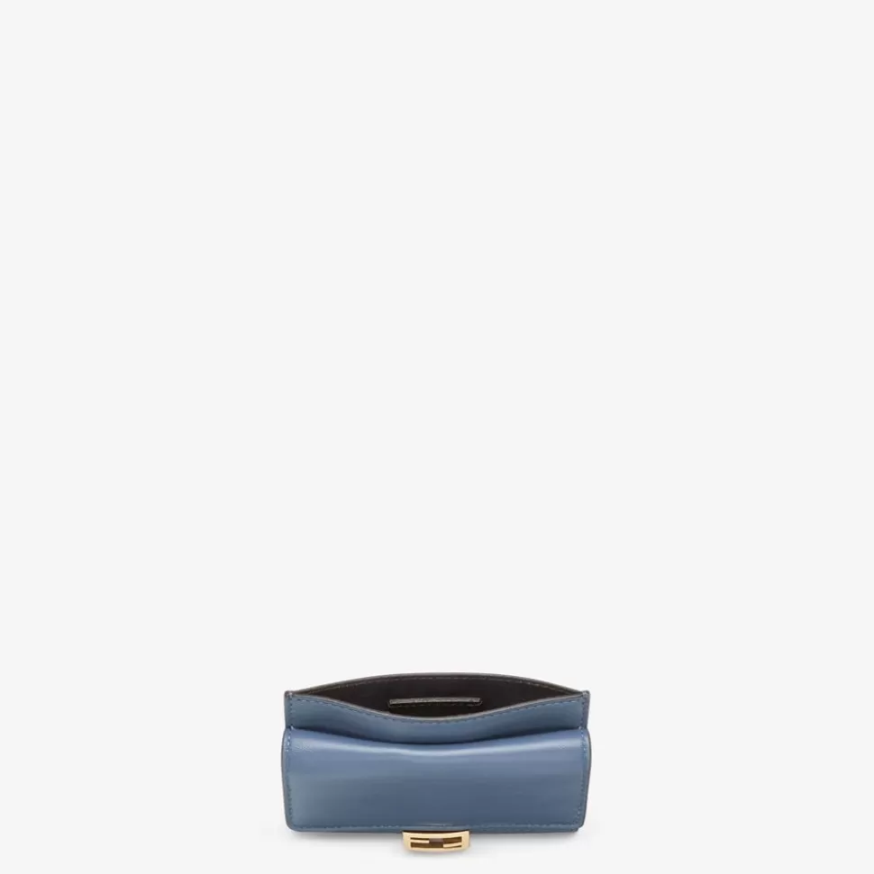 Porte-Cartes En Cuir Nappa Bleu | Fendi Best