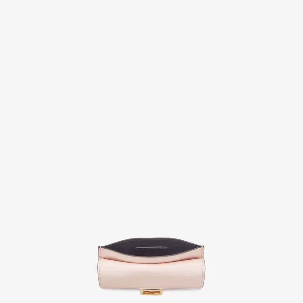 Porte-Cartes En Cuir Nappa Ff Rose | Fendi Cheap