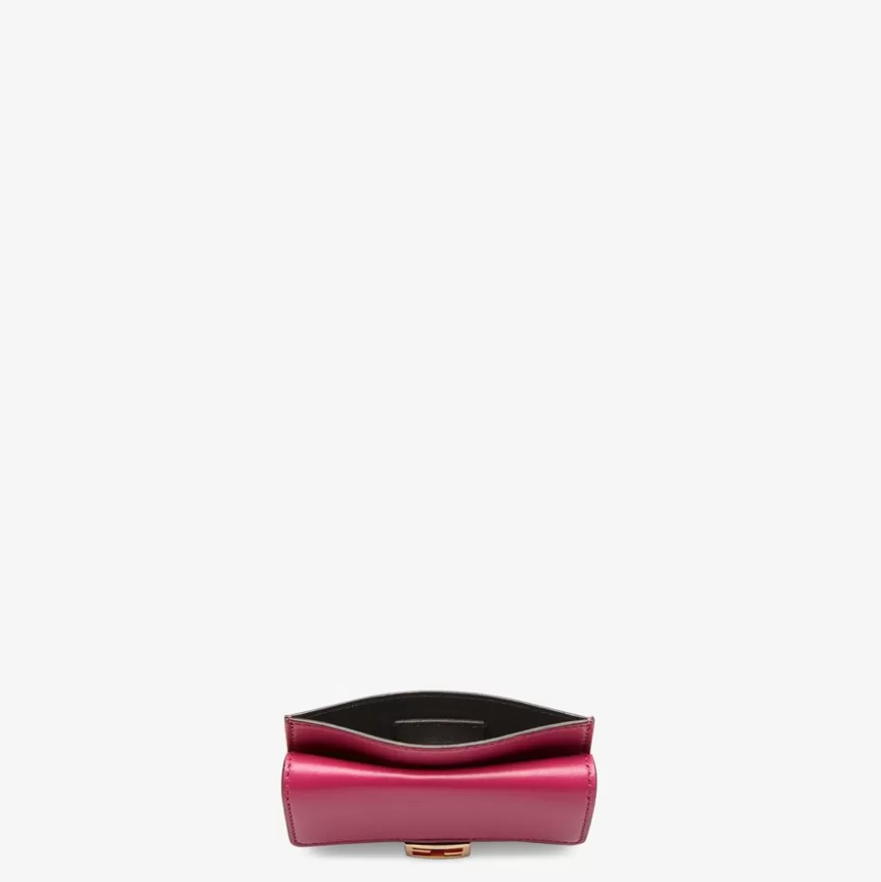 Porte-Cartes En Cuir Nappa Fuchsia | Fendi Online