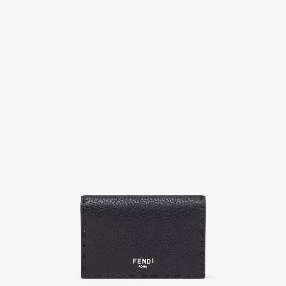 Porte-Cartes En Cuir Noir | Fendi Best