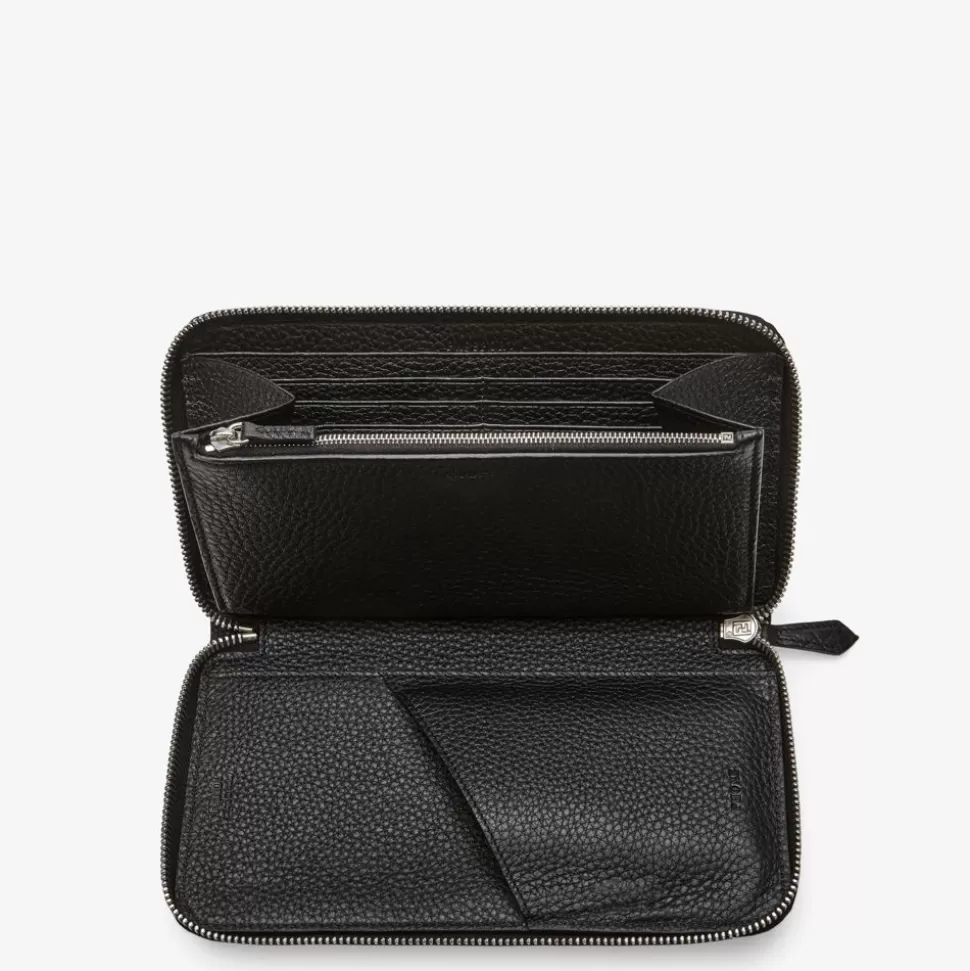 Portefeuille En Alligator Noir | Fendi Best Sale