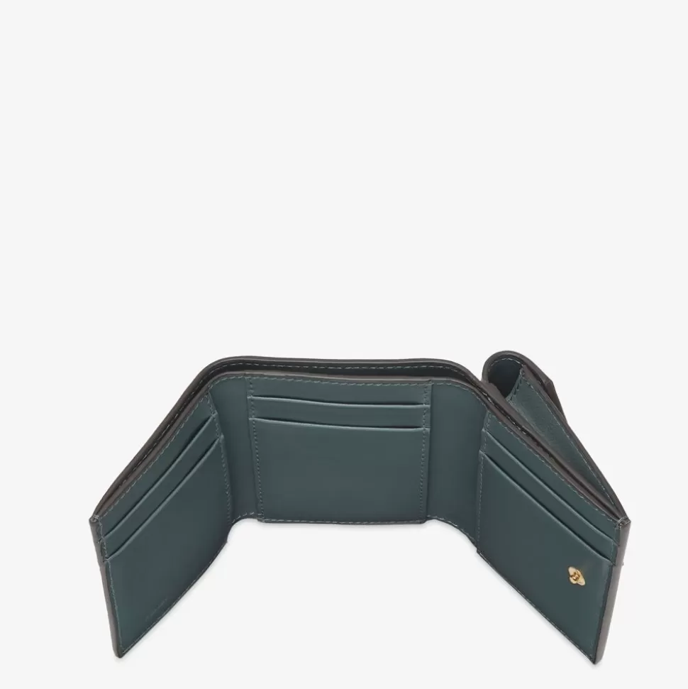 Portefeuille En Cuir Vert | Fendi Cheap