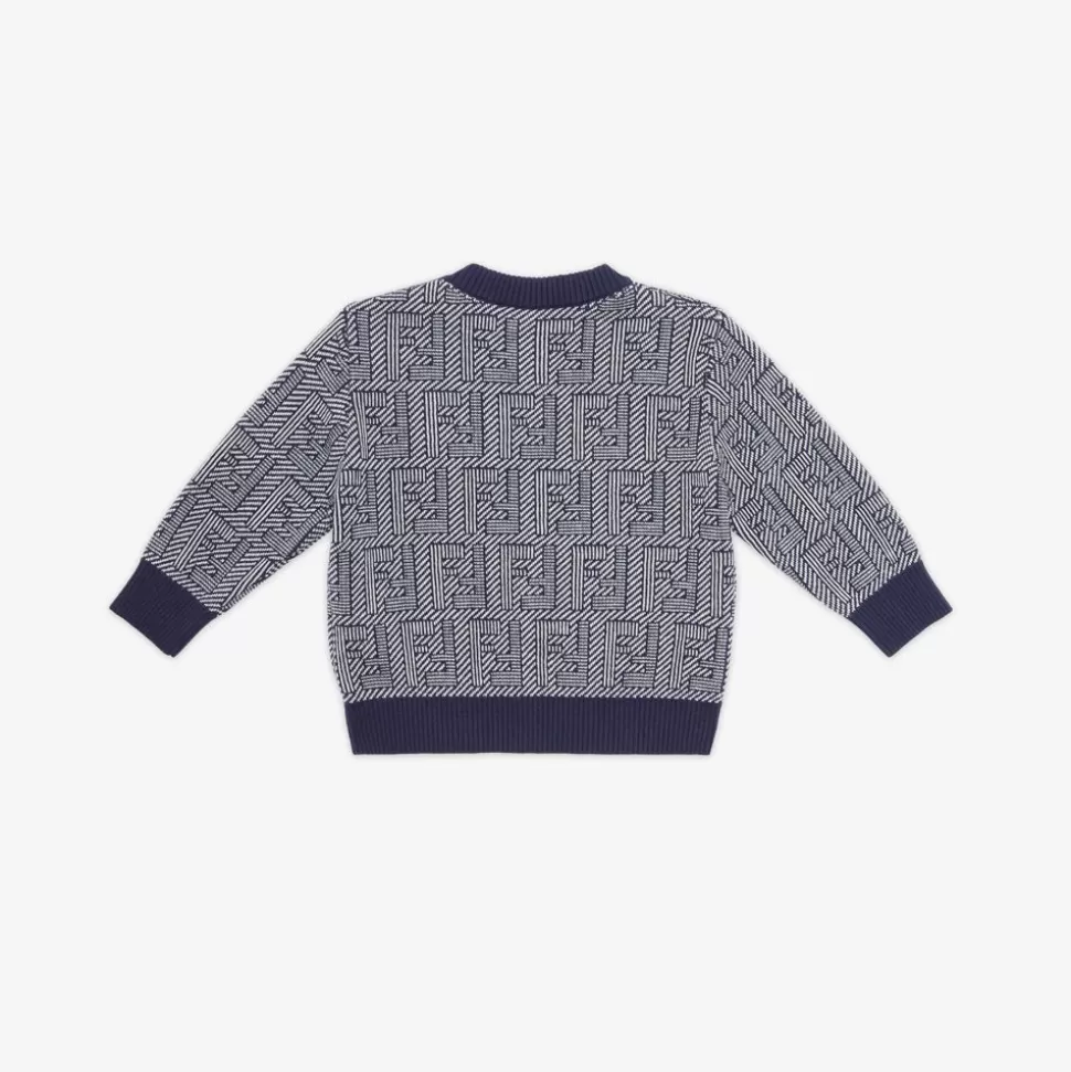 Pull Bebe En Laine Avec Logo | Fendi Online