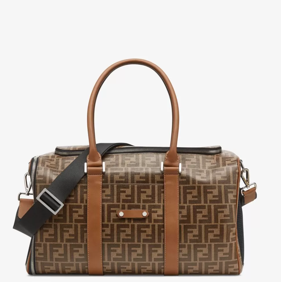 Sac De Transport Pour Chien En Tissu Marron | Fendi Sale