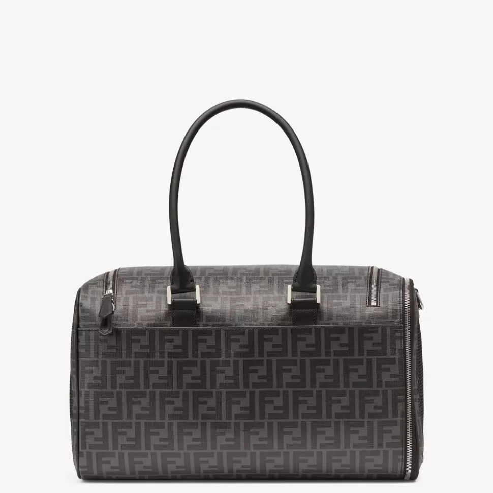 Sac De Transport Pour Chien En Tissu Noir | Fendi Flash Sale