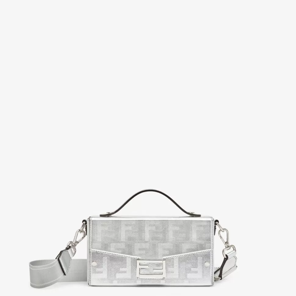 Sac En Cuir Lamine Argent | Fendi Fashion