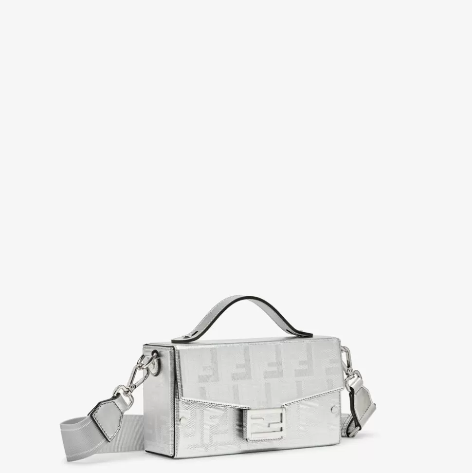 Sac En Cuir Lamine Argent | Fendi Fashion