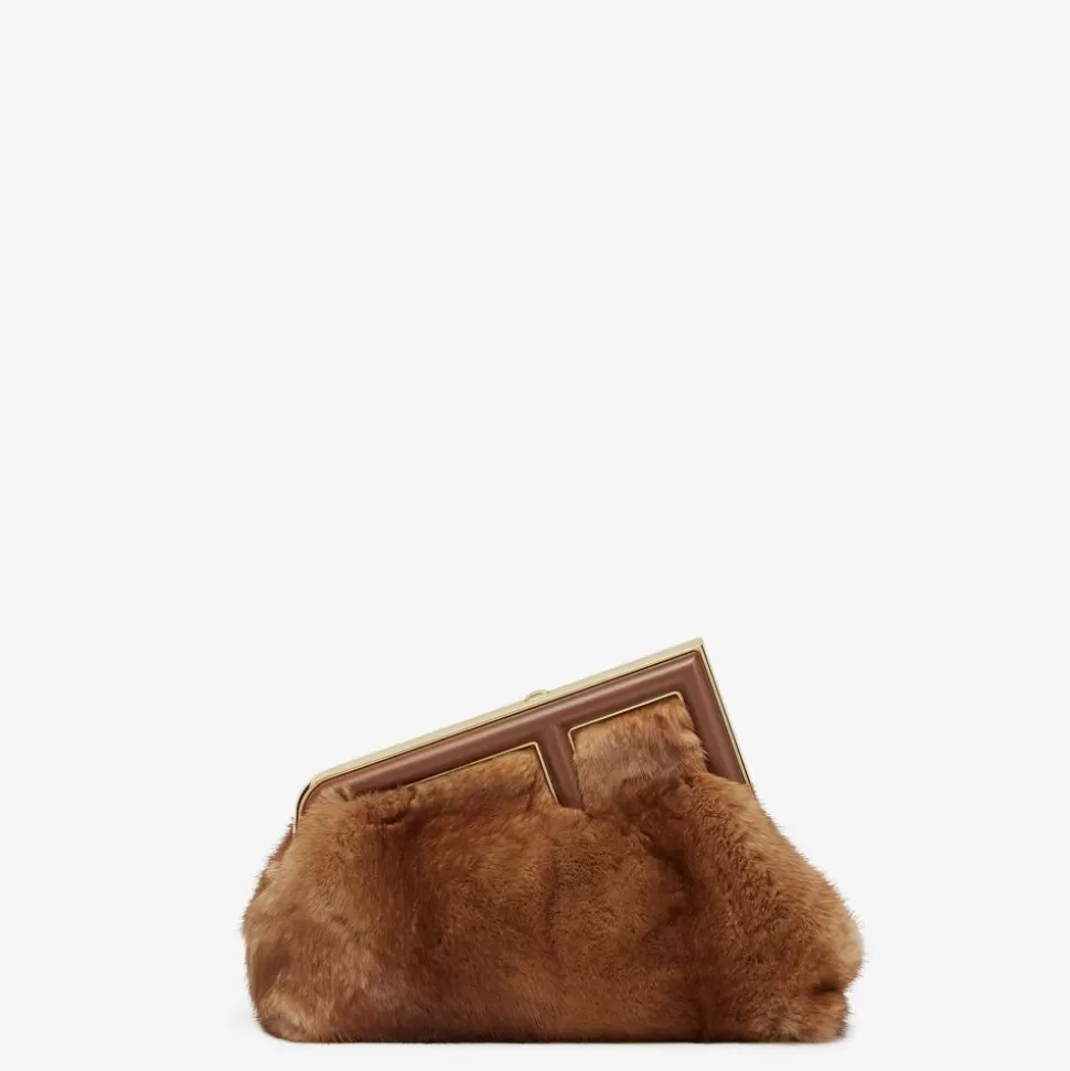 Sac En Vison Marron | Fendi Outlet