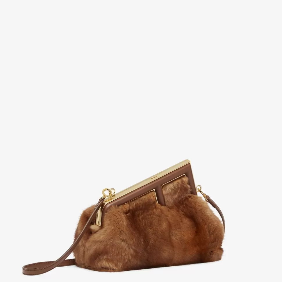 Sac En Vison Marron | Fendi Outlet