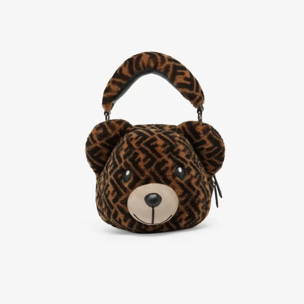 Sac Ourson En Peau De Mouton Ff | Fendi Clearance