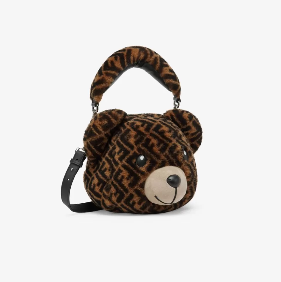 Sac Ourson En Peau De Mouton Ff | Fendi Clearance