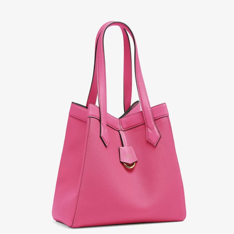 Sac Transformable En Cuir Fuchsia | Fendi Shop